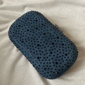 Merona Blue Gemstone Purse